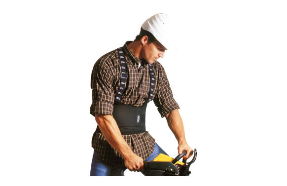 FAJA TURBO TRACK NEGRA CON TIRANTES TALLA P