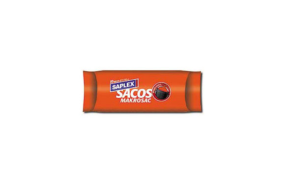 SACO BASURA MAKROSAC CIERRA FACIL 130L (10U) 87X110 FUERTE