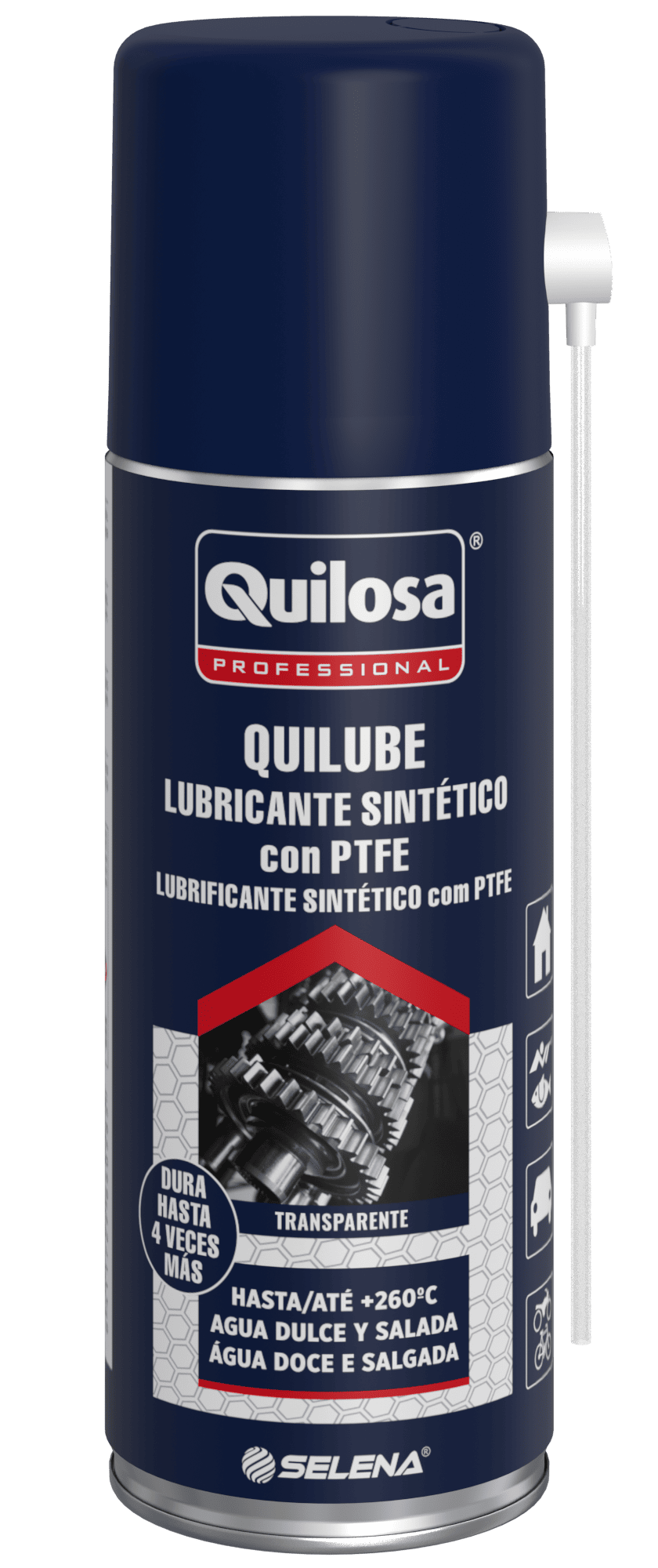 LUBRICANTE SINTETICO QUILUBE SPRAY CON PTFE 400 ML