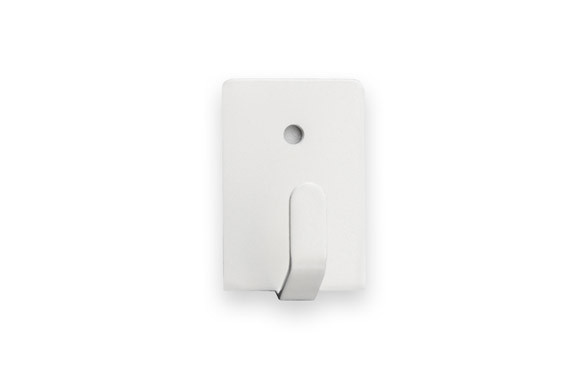 COLGADOR ADHESIVO (BL 4 U) BLANCO