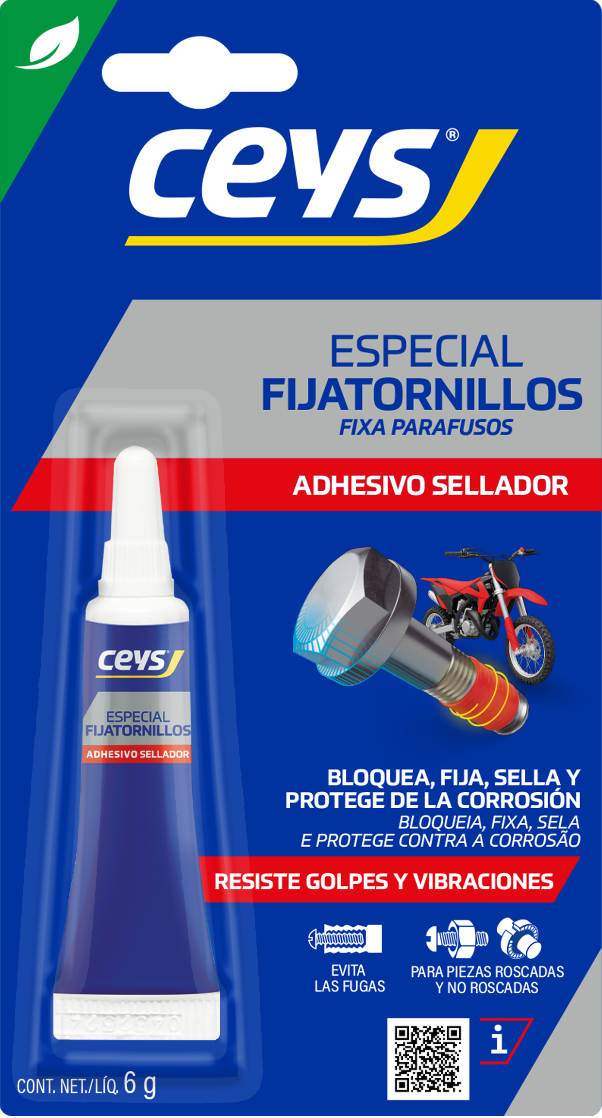 FIJATORNILLOS BLISTER 6 GR