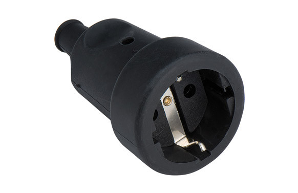 BASE AEREA GOMA 16A NEGRO 250V