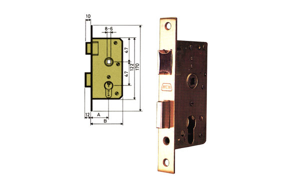 CERRADURA EMBUTIR SERIE 1500 1501/2-35