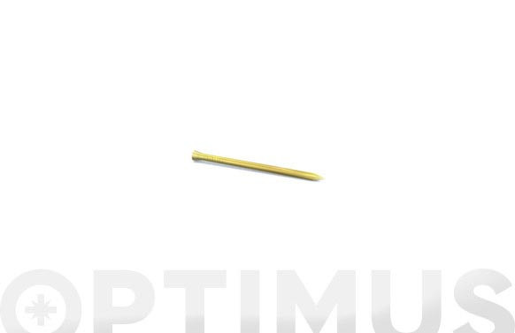 PUNTA ACERO CABEZA CONICA LATONADA 2X30 MM