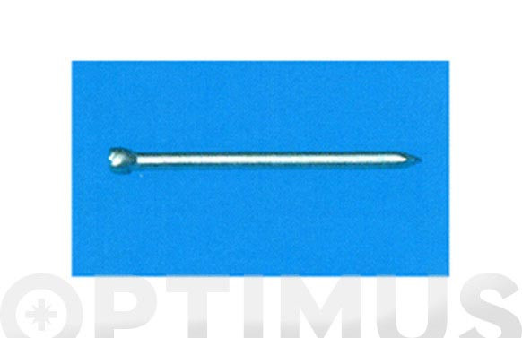 PUNTA HIERRO CABEZA CONICA ZINCADA 2X40 MM