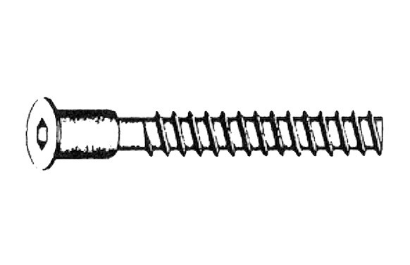 TORNILLO ENSAMBLAR PAVONADO 5X50 MM