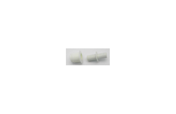 SOPORTE CILINDRICO+CASQUILLO BLANCO