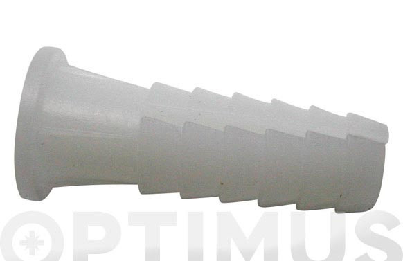 TACO PLASTICO BLANCO 8 MM