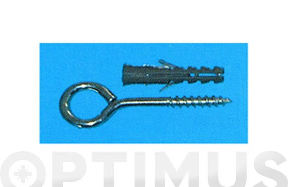 TACO + HEMBRILLA CERRADA ZINCADA 20X70 MM
