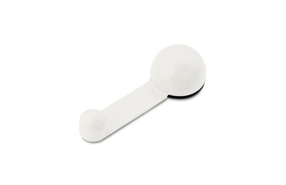 TOPE RETENEDOR ADHESIVO GIRATORIO (BL 1U) BLANCO