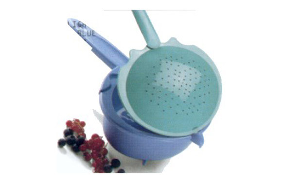 ESCURRIDOR CON MANGO FLORI AZUL