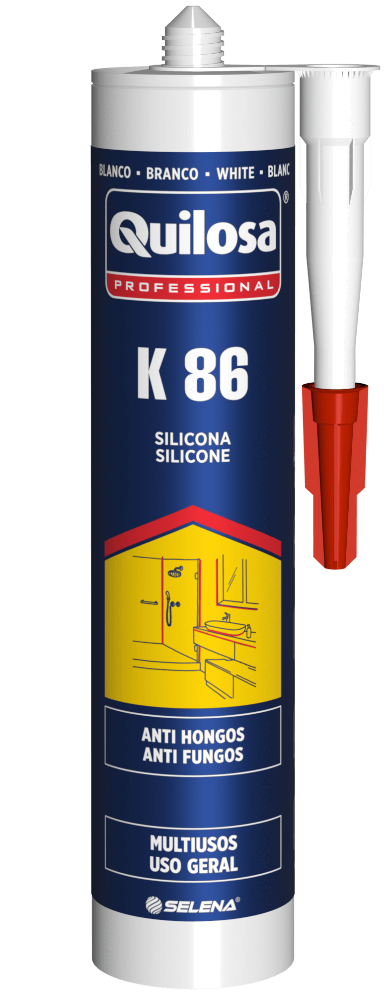 SILICONA ORBASIL K-86 300 ML BLANCA