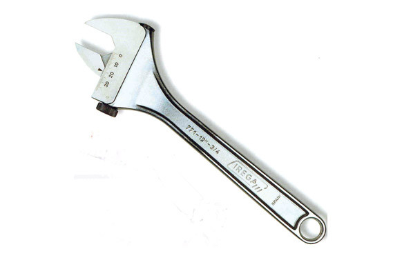 LLAVE AJUSTABLE N.771 12\"CB-3/4 MOLETA LATERAL
