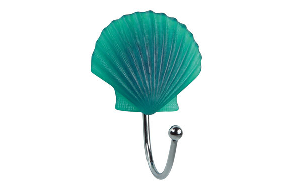 COLGADOR BAÑO ACRILICO CONCHA VERDE