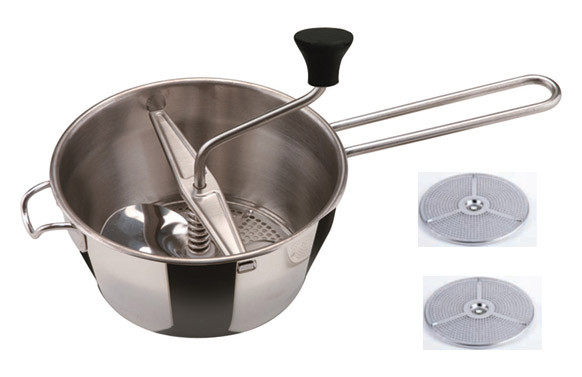 PASAPURE COC 2 DISCOS MANGO VARILLA INOX 15 CM