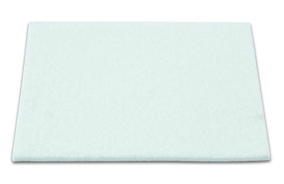 DESLIZADOR DE FIELTRO RECTANGULARBLANCO 100X85MM