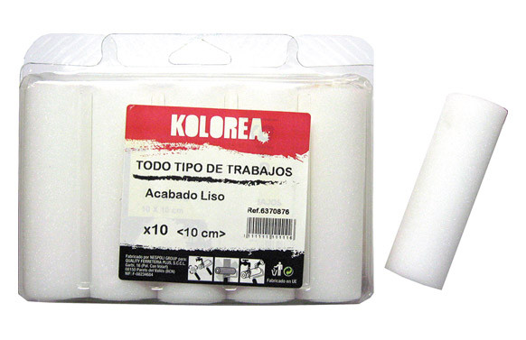 MINI RODILLO RECAMBIO ESPUMA 10 CM (10UND)