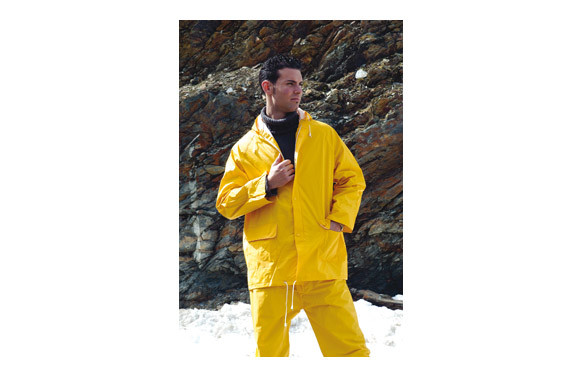 TRAJE LLUVIA PVC-POLIEST 0,32AMARILLO T/XXL