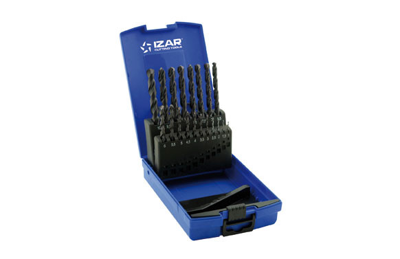 BROCA METAL STANDARD CILINDRICA HSS DIN338N JUEGO 1466-1 A 10 MM 19 UNIDADES