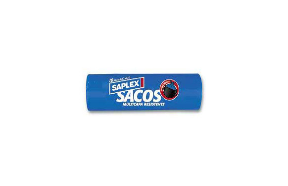 SACO BASURA CIERRA FACIL 120L (10U) 80X110 RESISTENTE