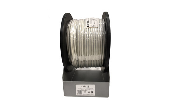 BOBINA CABLE MANGUERA REDONDA 3G1,5 BLANCA