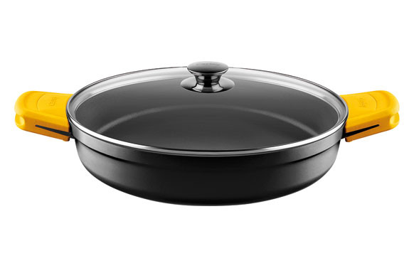 RUSTIDERA BAJA ALUMINIO FUNDIDO CON TAPA 24 CM