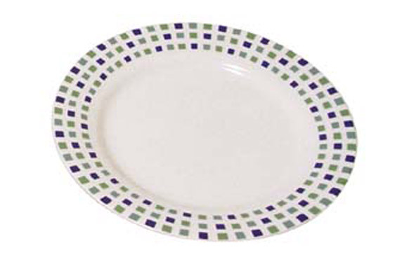 PLATO POSTRE PORCELANA DECORADO GAUDI 511