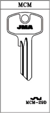 LLAVE CILINDRO EN BRUTO JMA AC MCM-29D 