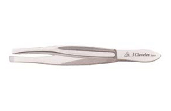 PINZA DEPILAR ESTRIADA NIQUELADA