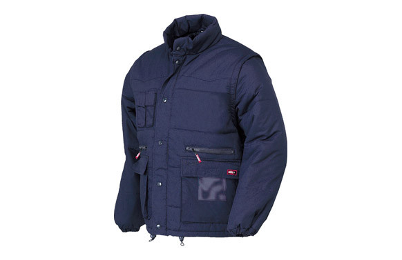 CAZADORA MULTIBOLSILLOS AZUL T. XXL 2EN1