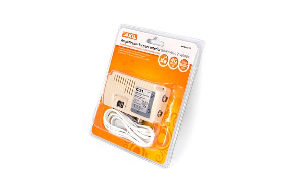 AMPLIFICADOR UHF+VHF 25 DB 2 SALIDAS