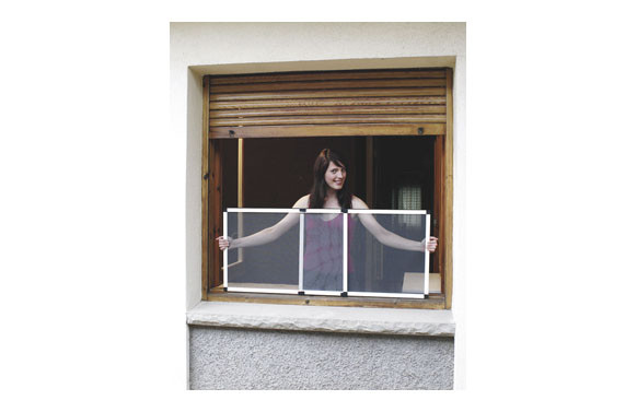 MOSQUITERA EXTENSIBLE FIBRA VIDRIO 50X70-132.BRONCE