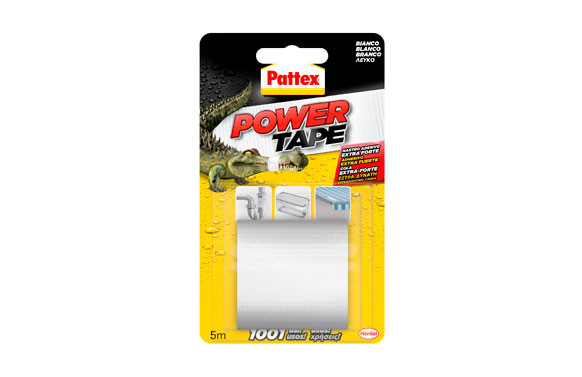 CINTA ADHESIVA DUCK POWER TAPE 5 CM X 5 MT BLANCO