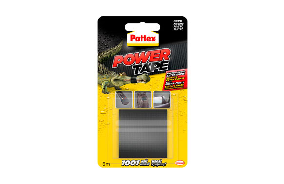 CINTA ADHESIVA DUCK POWER TAPE 5 CM X 5 MT NEGRO