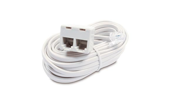 CONEXION TELEFONIA RJ 11 CON ADAPTADOR DOBLE TL-047-E/7M