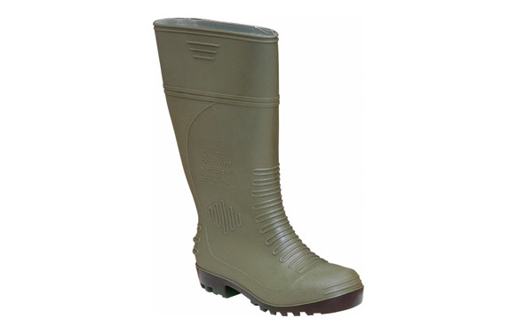 BOTA AGUA CAÑA ALTA CON PUNTERA Y PLANTILLA 39 VERDE