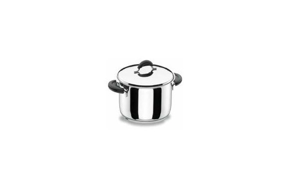 OLLA RECTA CON TAPA INOX LADYCOR 28 CM NOVA
