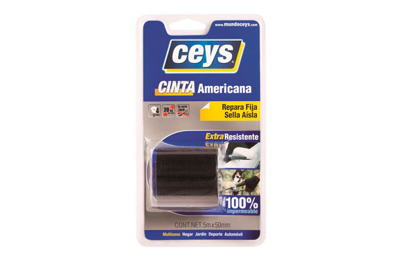 CINTA AMERICANA TACKCEYS NEGRO 5X50