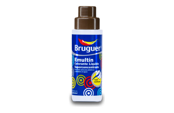 TINTE CONCENTRADO AL AGUA EMULTIN 50 ML PARDO