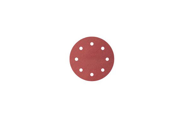 LIJA DISCO ADHERENTE MADERA METAL GR 40 5 UDS Ø 125 8 AGUJEROS
