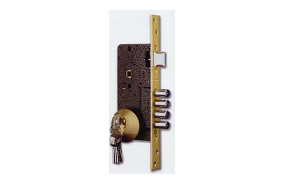 CERRADURA SEGURIDAD 3 PUNTOS ESM.ORO CERRAD. LARGO 2010-3/50-DS15/70D