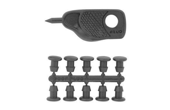 PUNZON + 10 TAPONES 4 MM