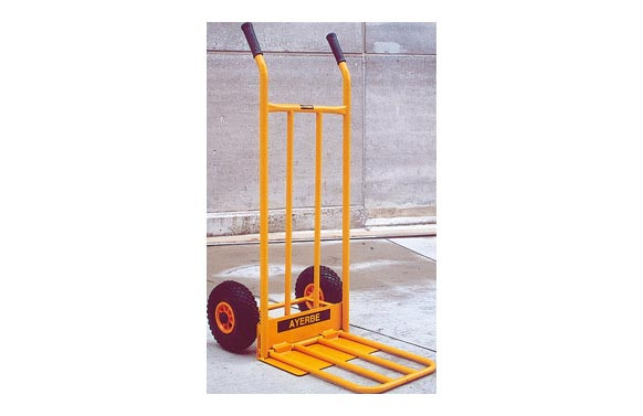 CARRETILLA ALMACEN RUEDA NEUMATICA AY-350-CN PALA ABATIBLE