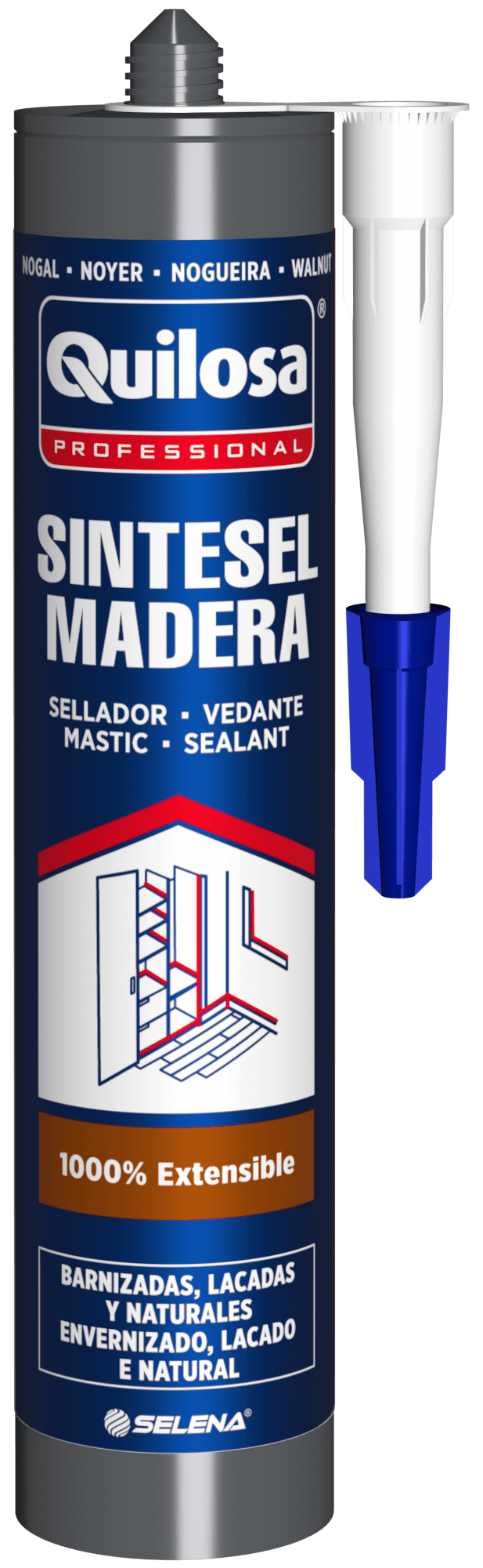 SELLADOR MADERA SINTESEL 300ML NOGAL