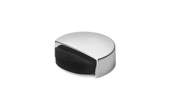 TOPE PUERTA ADHESIVO SILENCIOSO (BL 1U) CROMADO