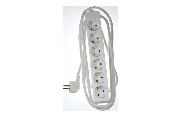 BASE MULTIPLE SIN INTERRUPTOR6 TOMAS 3MT 3X1.5