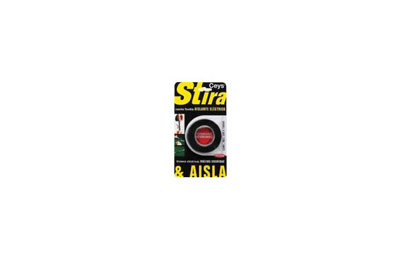 STIRA Y AISLA 3M X 19MM NEGRO