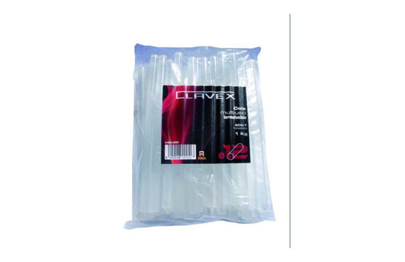 ADHESIVO TERMOFUSIBLE BARRA 1 KG Ø 12 X 200MM CLAVEX - 42451
