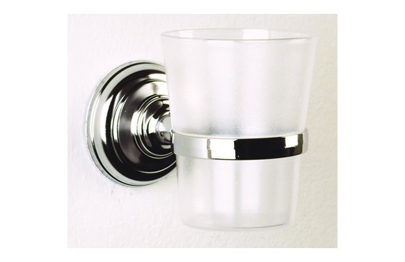 PORTACEPILLO/VASO GUARA CROMO/BRILLANTE