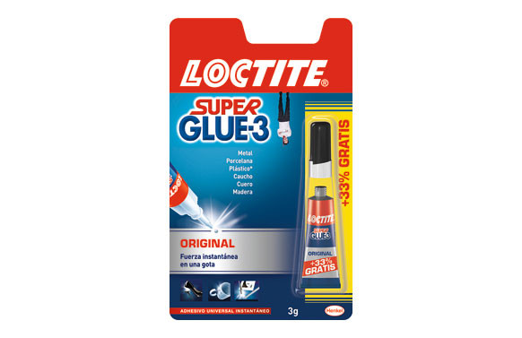 ADHESIVO INSTANTANEO SUPER GLUE-3 3GR N.1 LIQUIDO